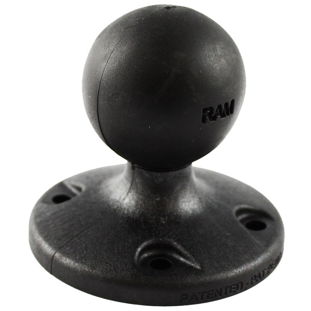 RAM Mount 2.5″ Composite Round Base w/AMPS Hole Pattern & 1.5″ Ball RAM Mount 2.5″ Composite Round Base w/AMPS Hole Pattern & 1.5″ Ball