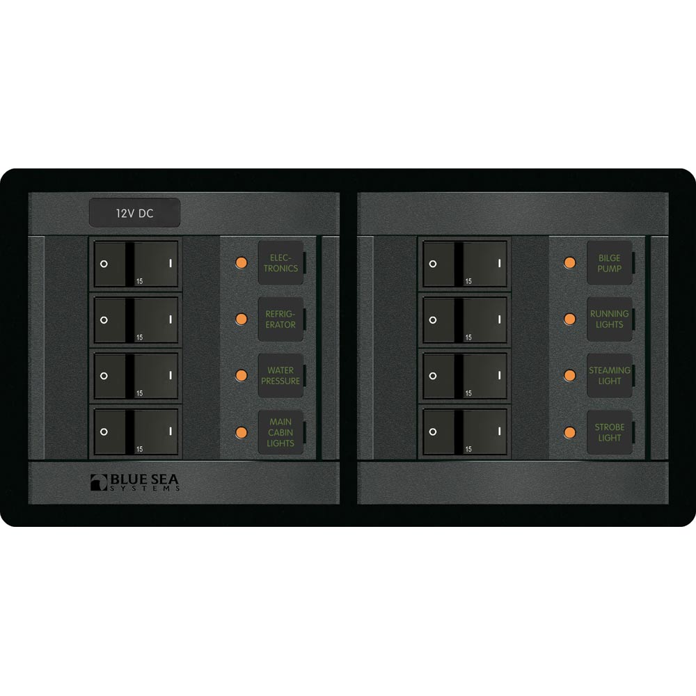 Blue Sea 1225 12V DC 8 Position – Horizontal Blue Sea 1225 12V DC 8 Position – Horizontal