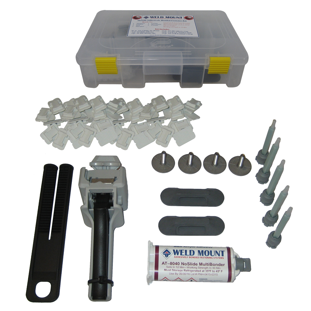 Weld Mount Adhesively Bonded Fastener Kit w/AT 8040 Adhesive Weld Mount Adhesively Bonded Fastener Kit w/AT 8040 Adhesive