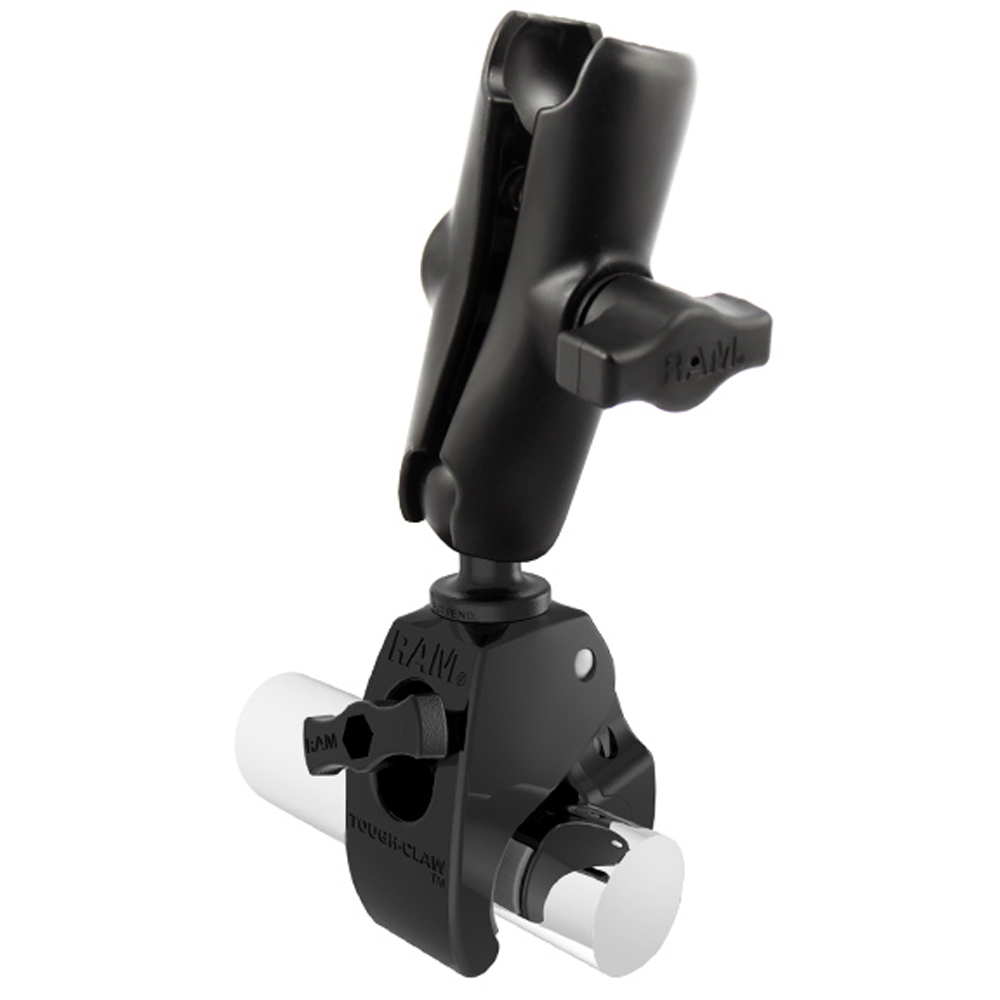 RAM Mount 1″ Ball Standard Length Double Socket Arm w/Medium Tough-Claw Base RAM Mount 1″ Ball Standard Length Double Socket Arm w/Medium Tough-Claw Base