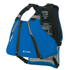 Onyx MoveVent Curve Paddle Sports Life Vest – M/L – Blue