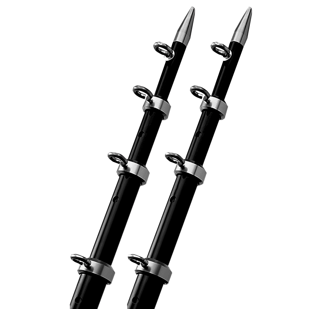 TACO 15′ Black/Silver Outrigger Poles – 1-1/8″ Diameter TACO 15′ Black/Silver Outrigger Poles – 1-1/8″ Diameter