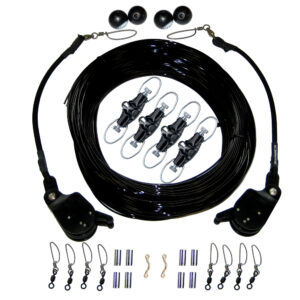 Rupp Double Rigging Kit w/Lok-Ups & Nok-Outs – 260′ Black Mono