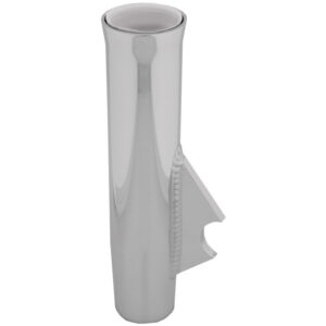 TACO Flared Weld-On Rod Holder 9-3/4″L x 1-3/4″ID – White Liner Polished Finish – 3/8″ Coped Blade