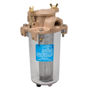 Perko Lightweight Intake Water Strainer – Clear Body – 3/4″ Pipe Size