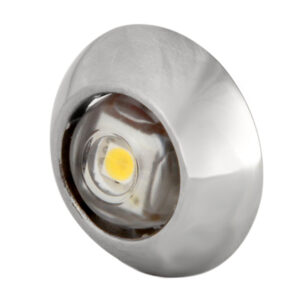 Lumitec Exuma Courtesy Light – Polished Stainless Housing – Warm White Light