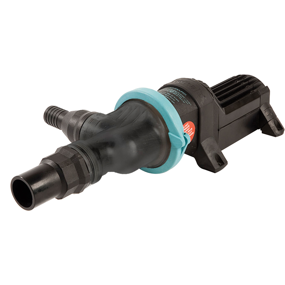 Whale Gulper Grouper Mk3 Fishbox/Waste Pump w/90° Ports – 24V Whale Gulper Grouper Mk3 Fishbox/Waste Pump w/90° Ports – 24V