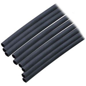 Ancor Adhesive Lined Heat Shrink Tubing (ALT) – 3/16″ x 12″ – 10-Pack – Black
