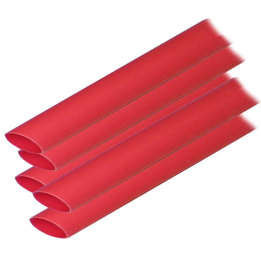 Ancor Adhesive Lined Heat Shrink Tubing (ALT) – 1/2″ x 12″ – 5-Pack – Red Ancor Adhesive Lined Heat Shrink Tubing (ALT) – 1/2″ x 12″ – 5-Pack – Red