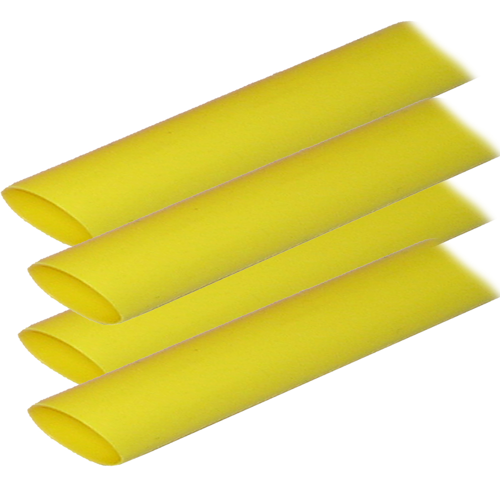 Ancor Adhesive Lined Heat Shrink Tubing (ALT) – 3/4″ x 12″ – 4-Pack – Yellow Ancor Adhesive Lined Heat Shrink Tubing (ALT) – 3/4″ x 12″ – 4-Pack – Yellow
