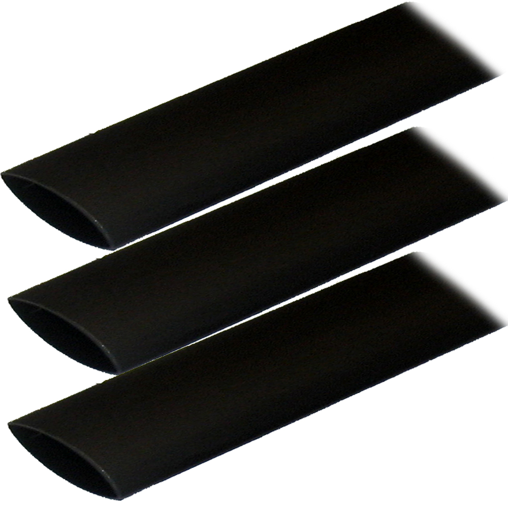 Ancor Adhesive Lined Heat Shrink Tubing (ALT) – 1″ x 12″ – 3-Pack – Black Ancor Adhesive Lined Heat Shrink Tubing (ALT) – 1″ x 12″ – 3-Pack – Black