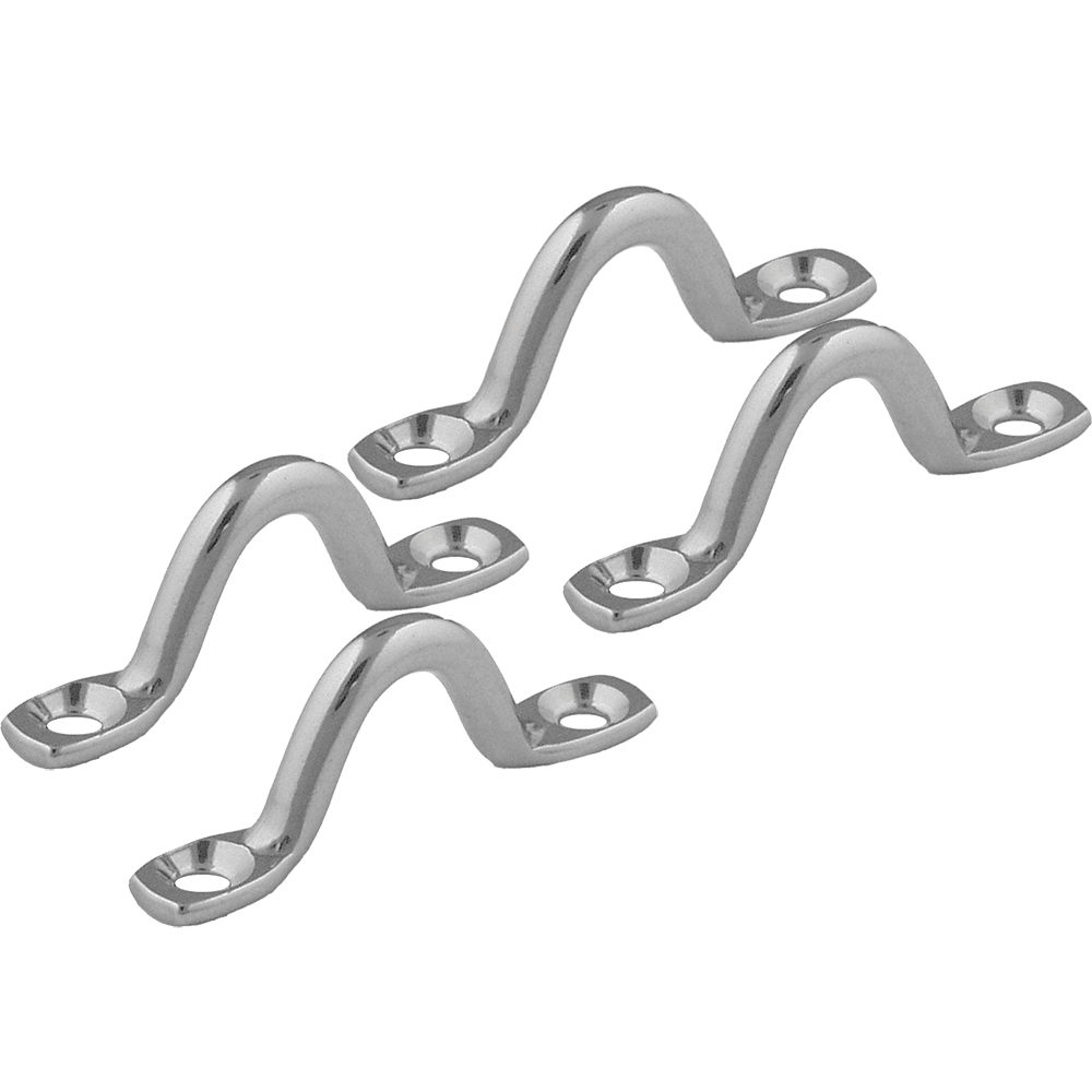 Taco Stamped Stainless Steel Eye Straps (4 Pack) Taco Stamped Stainless Steel Eye Straps (4 Pack)