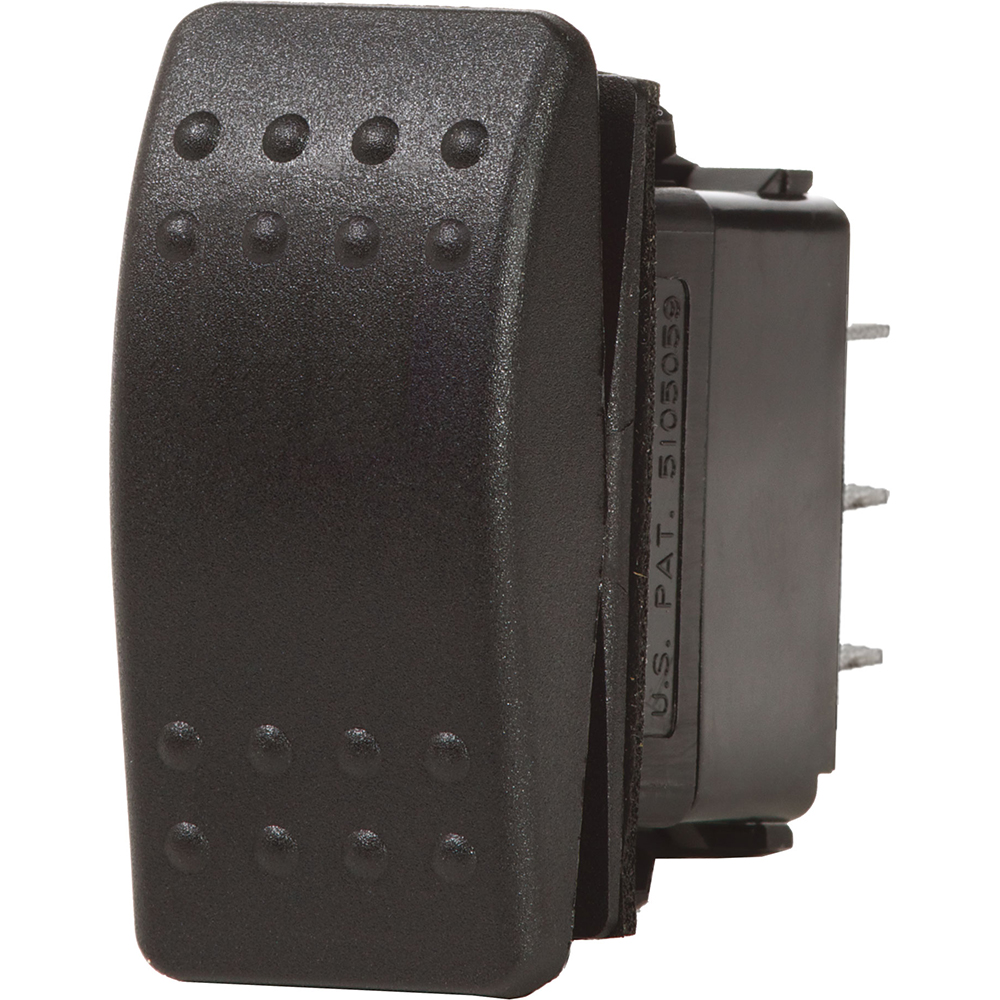 Blue Sea 7930 Contura II Switch SPST Black – OFF-(ON) Blue Sea 7930 Contura II Switch SPST Black – OFF-(ON)