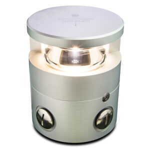 Lopolight Series 300-036 – Masthead Light – 5NM – Horizontal Mount – White – Silver Housing