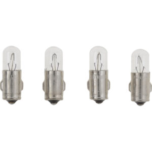 VDO Type A – White Metal Base Bulb – 12V – 4-Pack