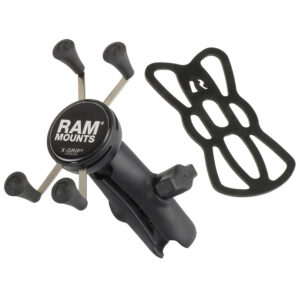 RAM Mount Universal X-Grip&reg; Cell Phone Cradle w/Double Socket Arm