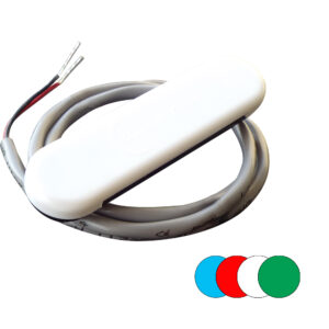 Shadow-Caster Courtesy Light w/2′ Lead Wire – White ABS Cover – RGB Multi-Color – 4-Pack