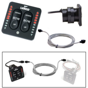 Lenco Flybridge Kit f/ LED Indicator Key Pad f/All-In-One Integrated Tactile Switch – 10′
