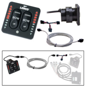 Lenco Flybridge Kit f/LED Indicator Key Pad f/Two-Piece Tactile Switch – 20′