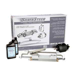 Uflex SilverSteer&trade; 2.0 High-Performance Front Mount Outboard Hydraulic Steering System – 1500PSI FM V2