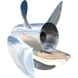 Turning Point Express&reg; Mach4&trade; – Right Hand – Stainless Steel Propeller – EX1/EX2-1411-4 – 4-Blade – 14″ x 11 Pitch
