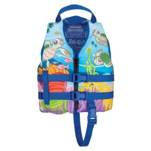 Full Throttle Water Buddies Vest – Child 30-50lbs – Turtle
