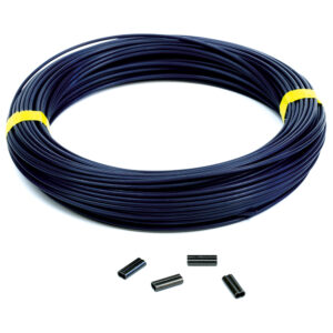 Tigress 100′ of 400lb Test Black Mono – 2.2mm Diameter