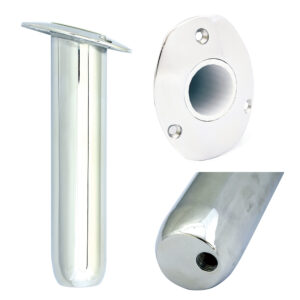 Tigress Oval Head Closed Base Rod Holder – 0° – 9″