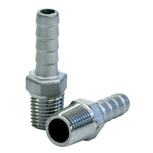 Tigress Stainless Steel Pipe to Hose Adapter – 1/4″ IPS