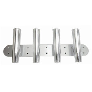 Tigress 4 Rod Aluminum Transom Mount Rod Holder – 28″