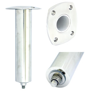 Tigress 4 Hole Swivel Rectangular Head Rod Holder – 0° – 10-1/2″