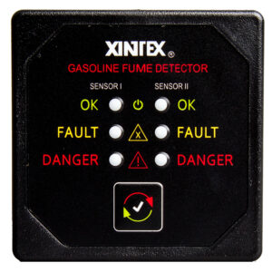 Fireboy-Xintex Gasoline Fume Detector w/Dual Channel – 12/24V