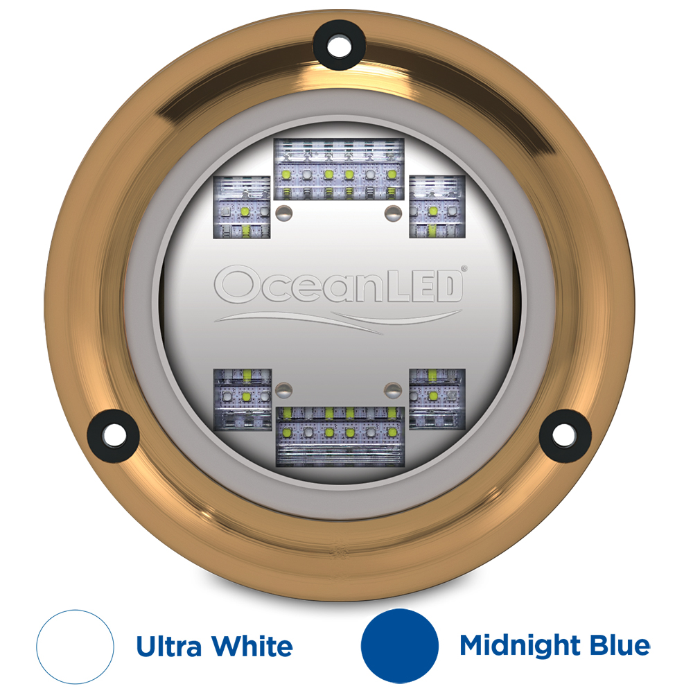 OceanLED Sport S3124s Underwater LED Light – Ultra White/Midnight Blue OceanLED Sport S3124s Underwater LED Light – Ultra White/Midnight Blue
