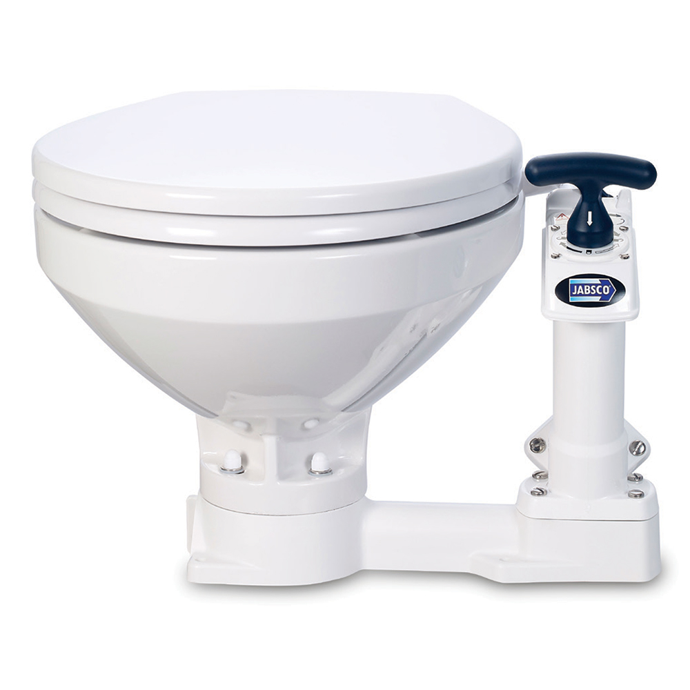 Jabsco Manual Marine Toilet – Compact Bowl Jabsco Manual Marine Toilet – Compact Bowl