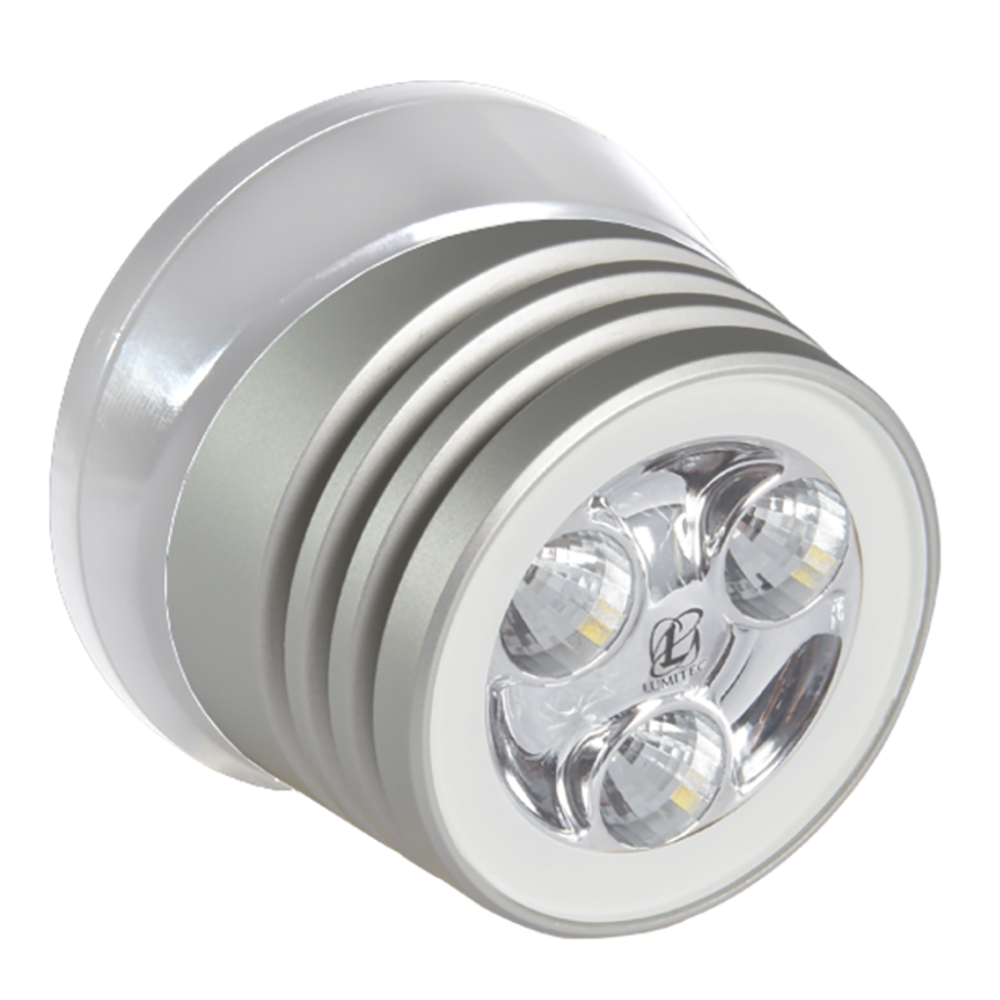 Lumitec Zephyr LED Spreader/Deck Light – Brushed White Base – White Non-Dimming Lumitec Zephyr LED Spreader/Deck Light – Brushed White Base – White Non-Dimming