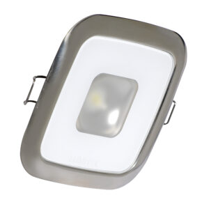 Lumitec Square Mirage Down Light – Spectrum RGBW Dimming – Polished Bezel