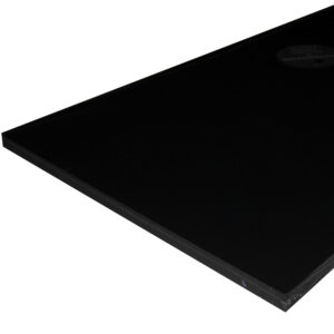 TACO Marine Lumber – 12″ x 27″ x 3/4″ – Black Starboard