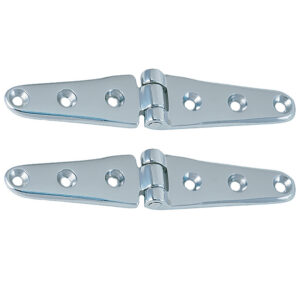 Perko 8″ Chrome Plated Bronze Strap Hinges