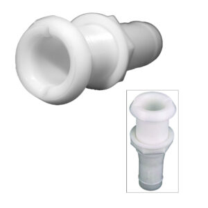 Perko 1-1/8″ Thru-Hull Fitting f/Hose Narrow Flange – Plastic