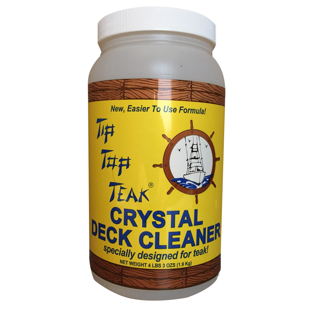 Tip Top Teak Crystal Deck Cleaner – Half Gallon (4lbs 3oz) Tip Top Teak Crystal Deck Cleaner – Half Gallon (4lbs 3oz)