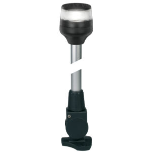 Hella Marine NaviLED 360 Compact All Round Lamp – 2nm – 12″ Fold Down Base – Black