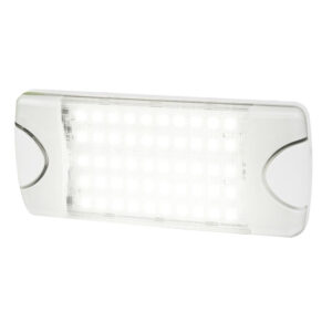 Hella Marine DuraLED 50 Low Profile Interior/Exterior Lamp – White LED Spreader Beam