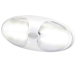 Hella Marine DuraLED 12 Interior/Exterior Lamp – White LED – White Housing