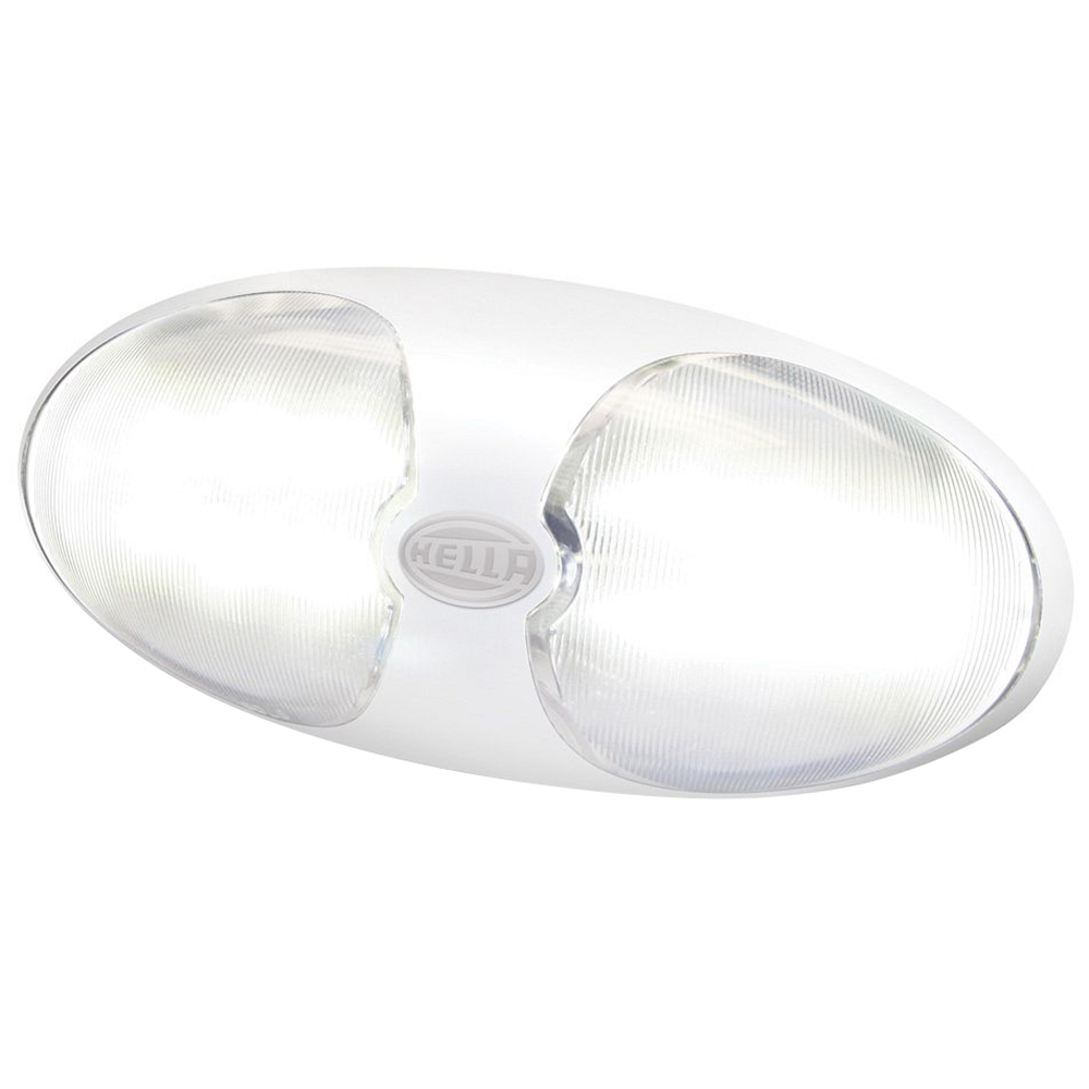 Hella Marine DuraLED 12 Interior/Exterior Lamp w/Switch – White LED – White Housing Hella Marine DuraLED 12 Interior/Exterior Lamp w/Switch – White LED – White Housing