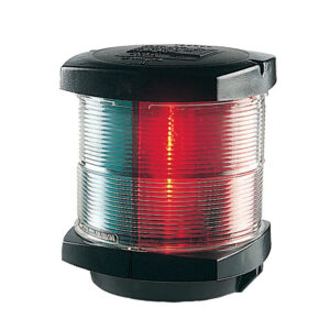 Hella Marine Tri-Color Navigation Light – Incandescent – 2nm – Black Housing – 12V