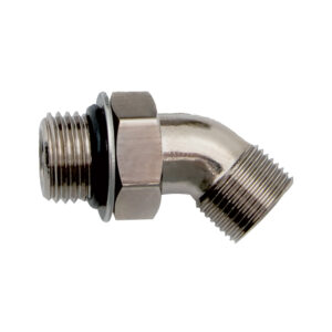 Uflex 45&deg; Adjustable Fitting f/Back of UP Series Helms ORB 6 to 3/8″ COMP