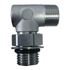 Uflex90&deg; Adjustable Fitting f/Back of UP Series Helms – ORB 6 to 3/8″ COMP