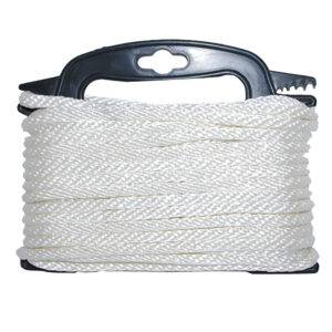 Attwood Braided Nylon Rope – 3/16″ x 100′ – White