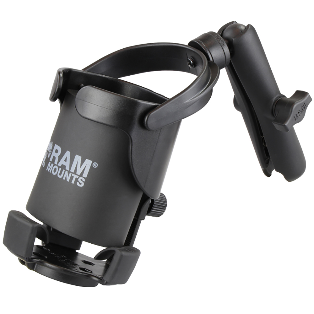 RAM Mount Level Cup™ XL w/Long Double Socket Arm RAM Mount Level Cup™ XL w/Long Double Socket Arm