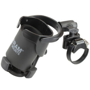 RAM Mount Level Cup&trade; XL Low Profile Mount w/Large Strap Clamp Base